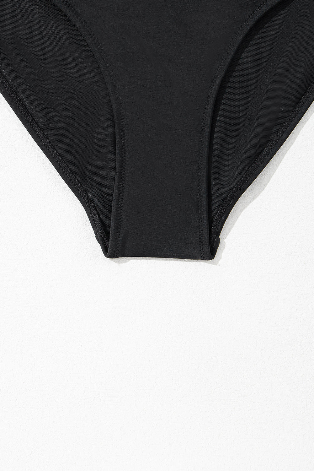 Pink and Black Crossover Cutout One Piece Padded Swimsuit