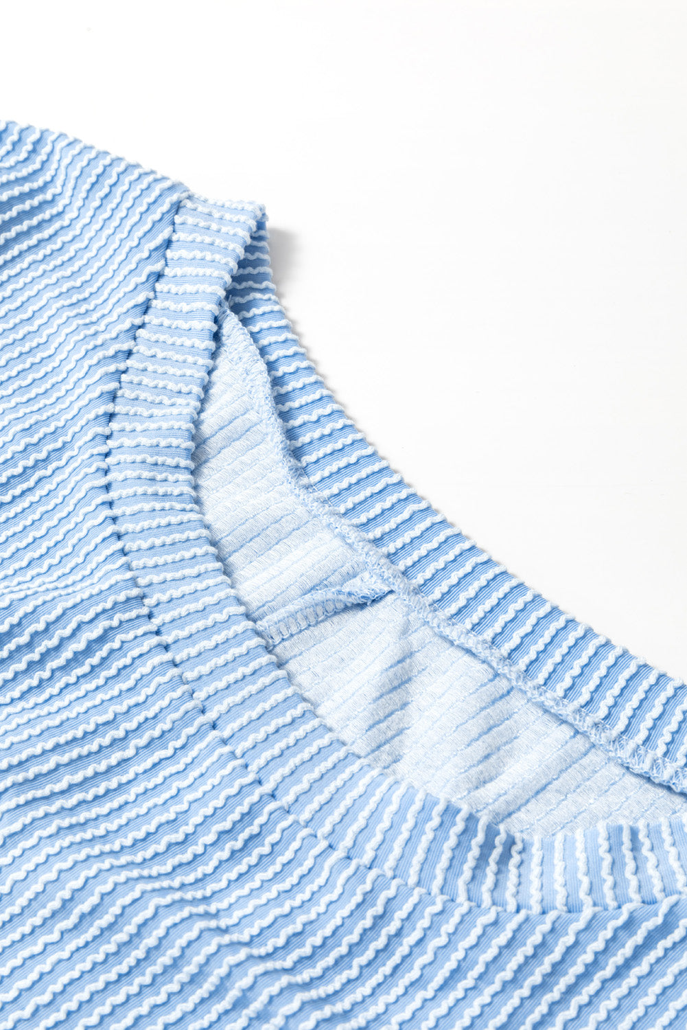 Plus Size Ribbed Corded Texture Long Sleeve Knit Tunic Shirt