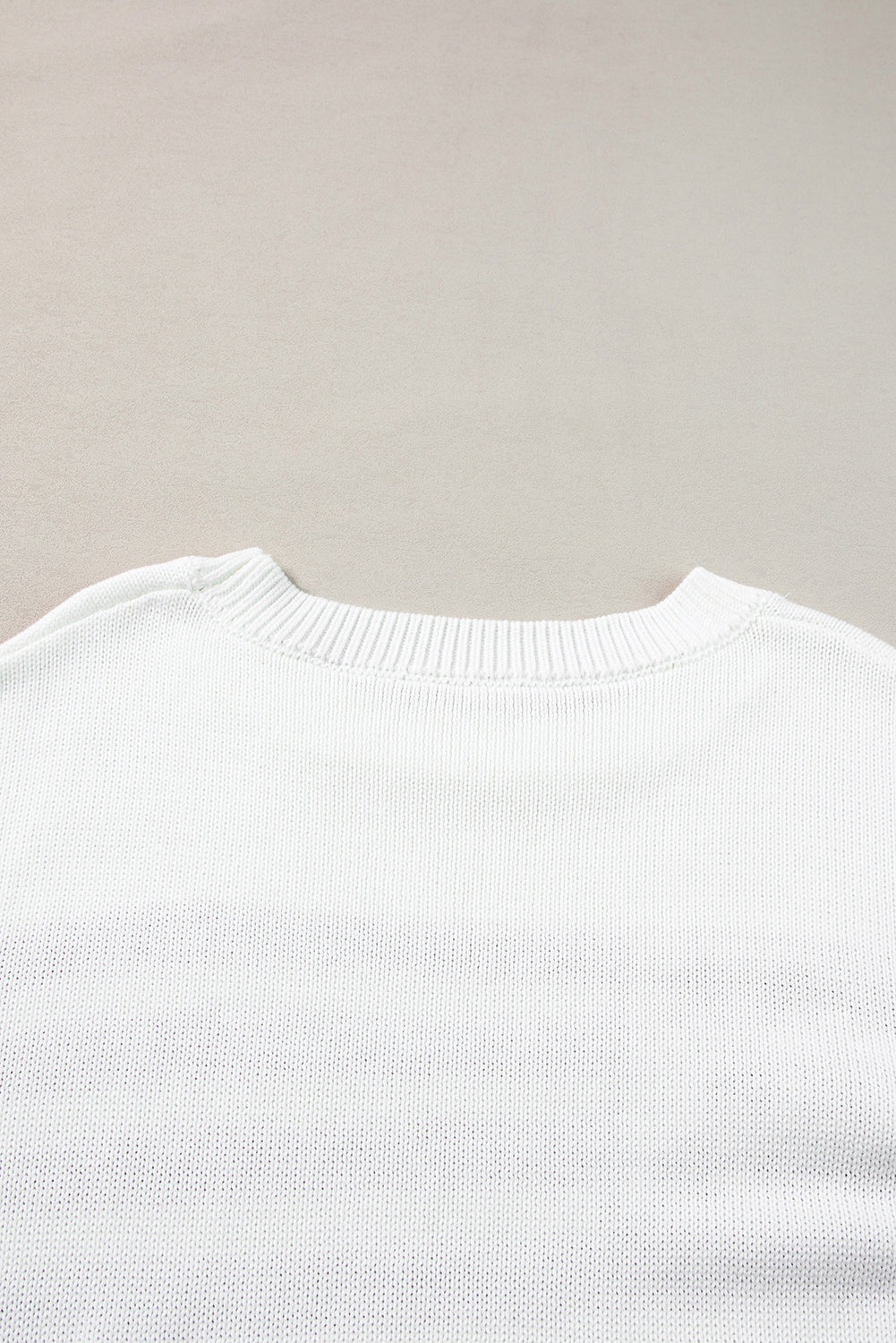 White American Flag Cable Knit Sweater