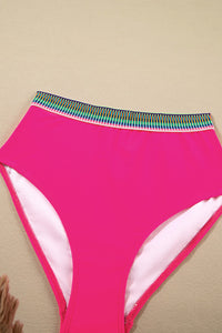 Convertible Strap Bikini Tube Top and Bottom 2-Pc. Swimsuit in Brown or Pink