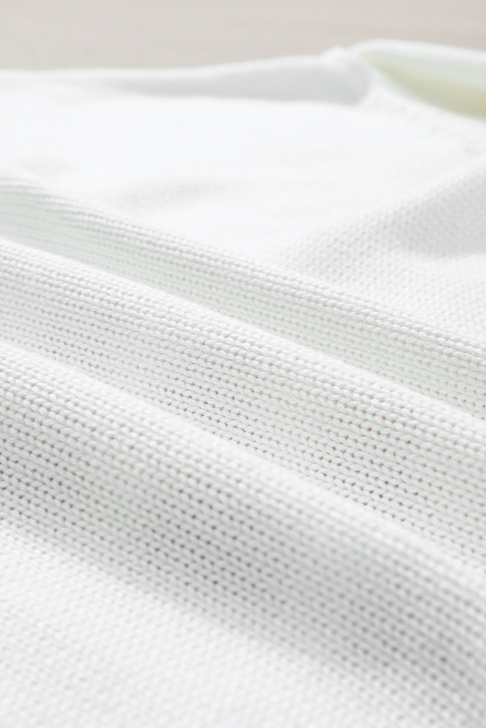 White American Flag Cable Knit Sweater