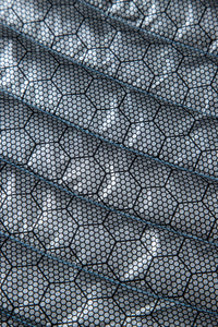 Silvery Solid Color Quilted Zip-up Puffer Jacket