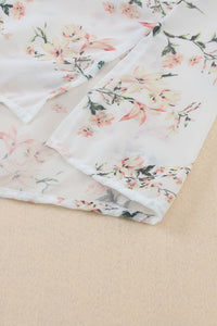 Peach Floral Kimono