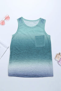 Green Ombre Tank Top