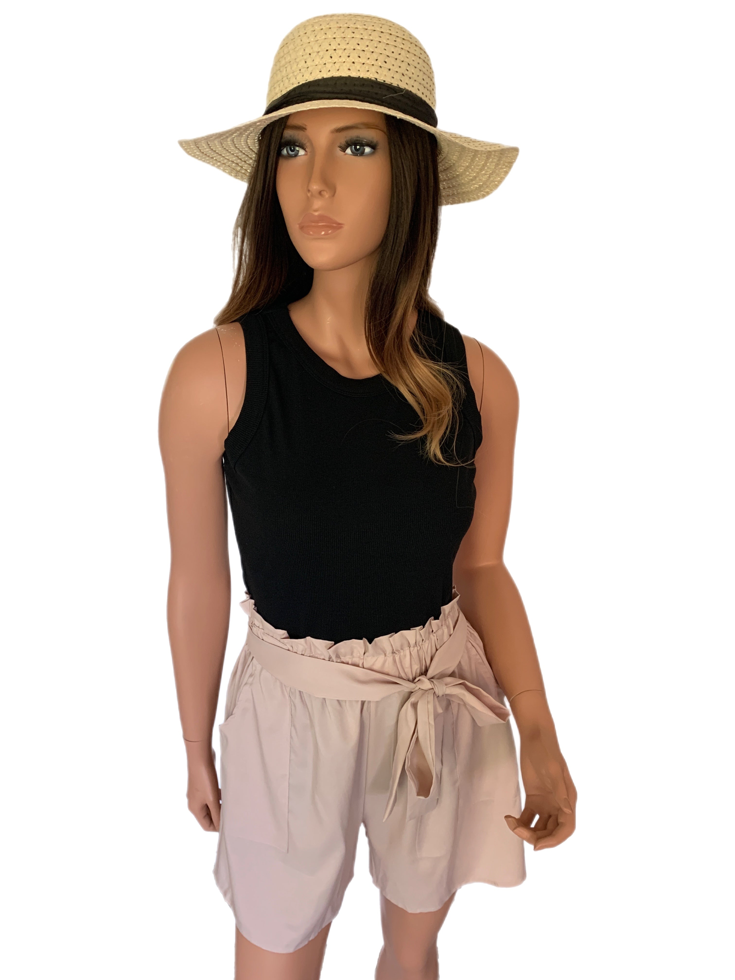 Blush Champagne Paper Bag Shorts