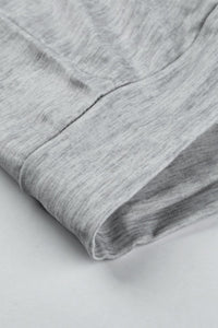 Gray Leopard Print Gradient Hoodie