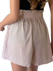 Blush Champagne Paper Bag Shorts