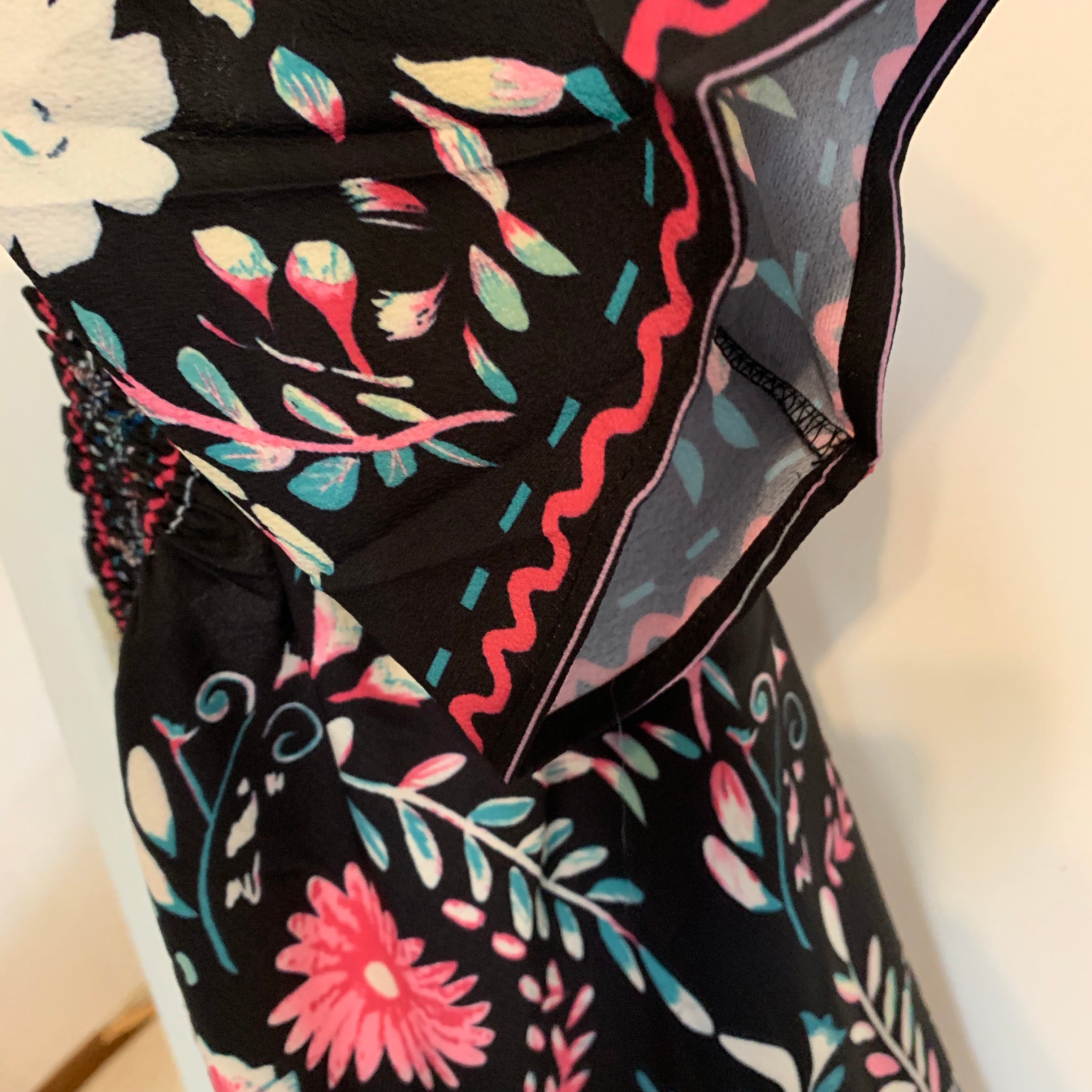Flowy Floral Shift Top w/Invisible Straps