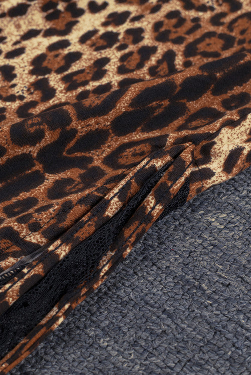 Leopard Print Soft Brushed Nightie