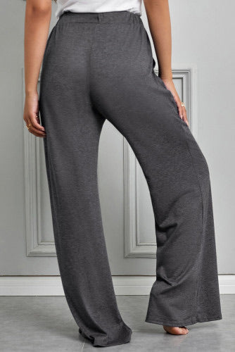 Soft stretch gray knit lounge pants. Very stretchy and loose fitting. Runs bigger and are super long!