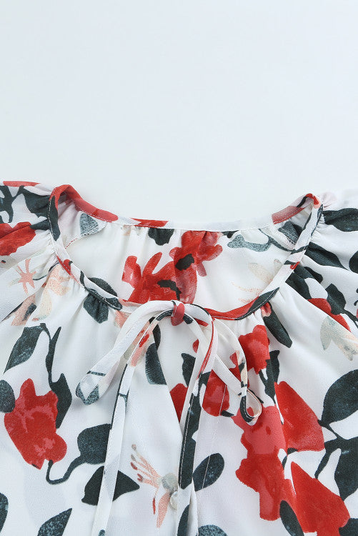 Sienna Floral Button Up Short Sleeve Blouse