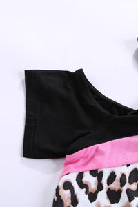 Sassy Stripes Cold Shoulder T-shirt