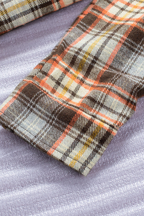 Fall Harvest Plaid Button Up Shirt