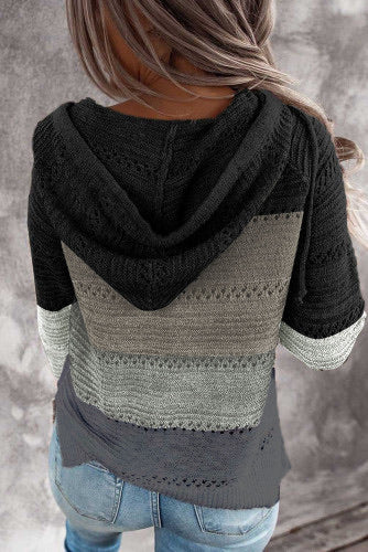•Black Charcoal Hooded Sweater   •So soft and stylish   •Nice knitted fabric 