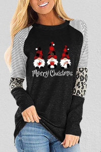 Merry Christmas Gnomes Long Sleeve Tee