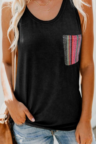 Features:  •Soft knit fabric   •Very comfortable to wear   •Round neck, multicolor patchwork pocket  •Easy to pair it with shorts, leggings, jeans   Very roomy and stretchy!!!’