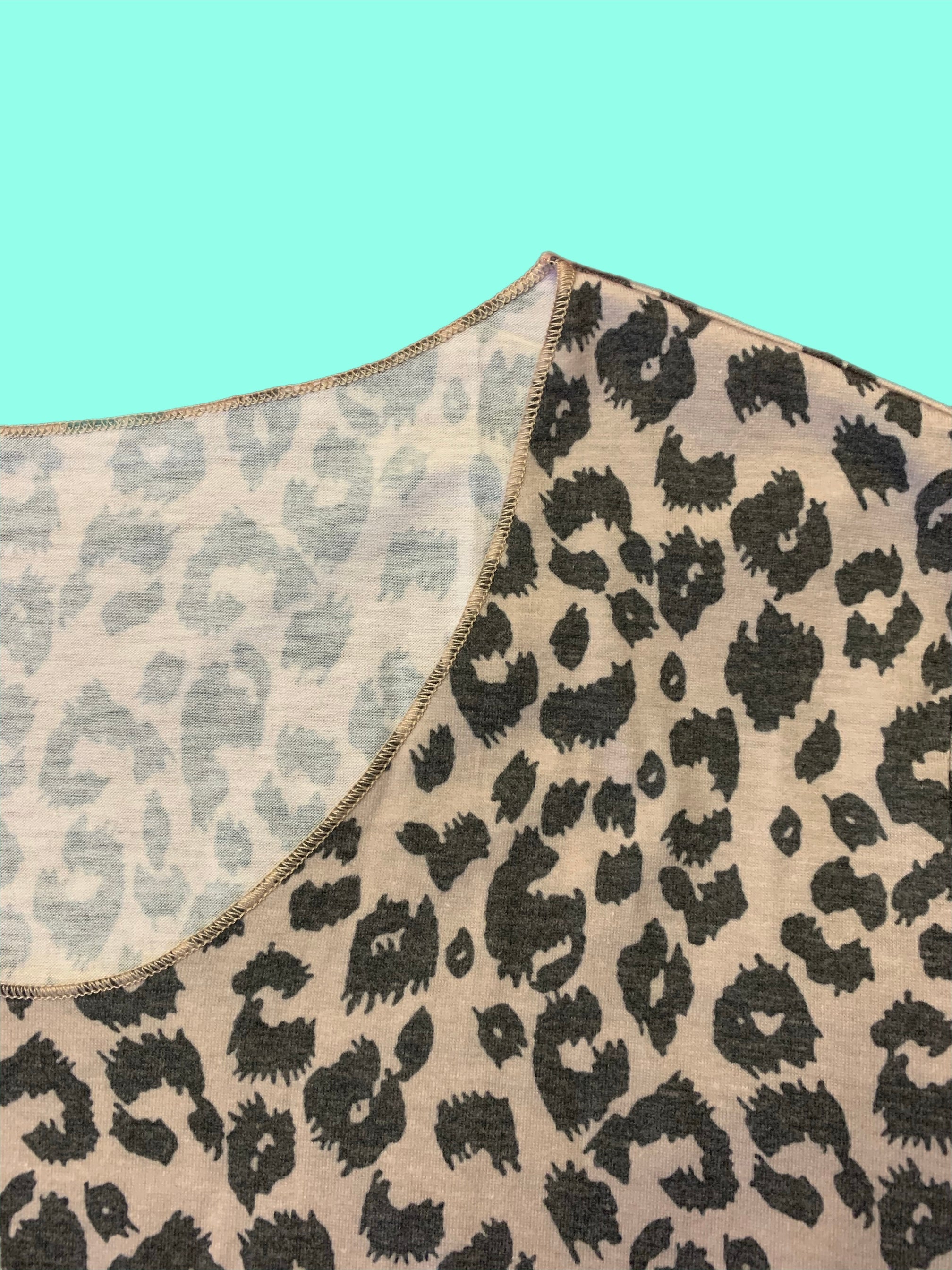 Leopard Print Short Sleeve Tee