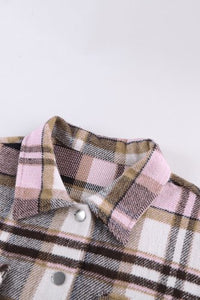 Pink Plaid Flannel Shacket