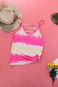 Strawberry Lemonade Criss Cross Tank