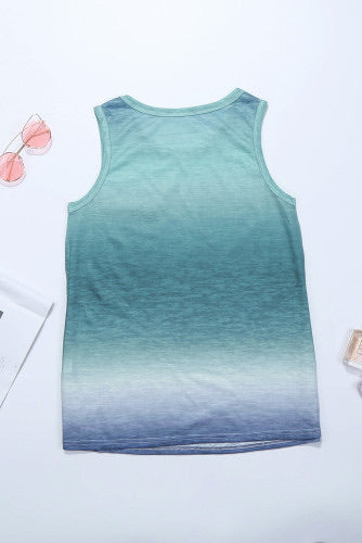 Green Ombre Tank Top