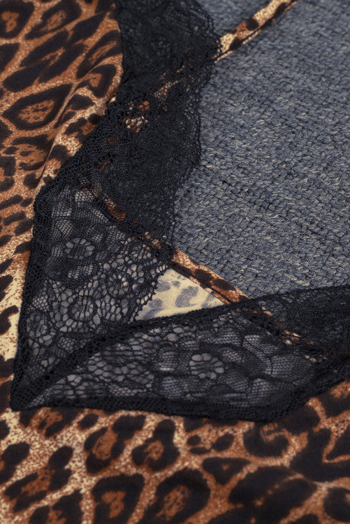 Leopard Print Soft Brushed Nightie