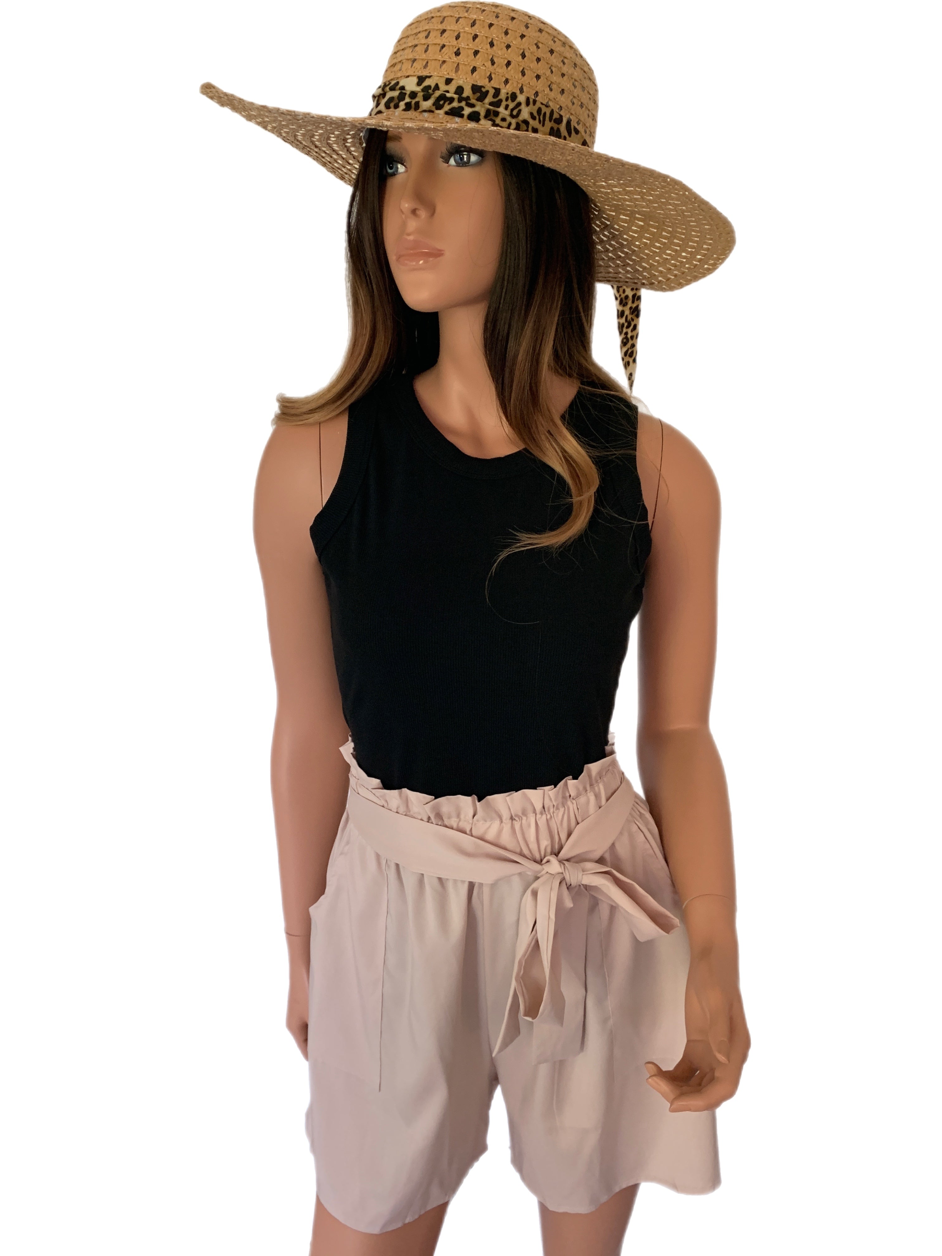 Blush Champagne Paper Bag Shorts