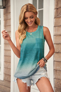 Green Ombre Tank Top
