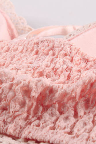 Pink Lace Bralette